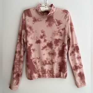 INDYEVA Baris Long Sleeve Mock Neck Elastic Bottom Pullover Top Outdoors Casual